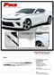 2016 2017 2018 Camaro PIKE : Chevy Camaro Upper Door to Fender Accent Vinyl Graphics Decals Kit (fits SS, RS, V6 MODELS) (M-PDS3961) - Details