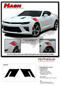 2016 2017 2018 Camaro HASHMARK : Chevy Camaro "OEM Factory Lemans Style" Hood to Fender Hash Vinyl Stripes Graphics Decals Kit (fits SS, RS, V6 MODELS) (M-PDS3962) - Details