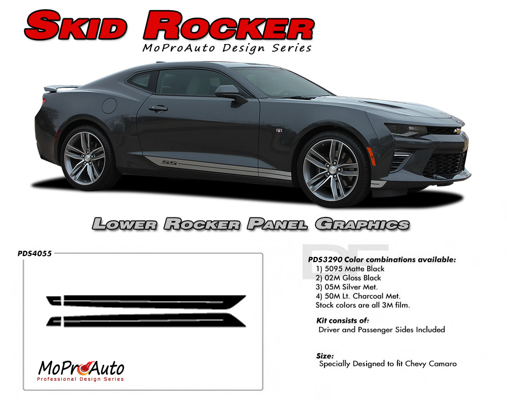 2016 2017 2018 Camaro Skid Rockers Chevy Camaro Lower Rocker