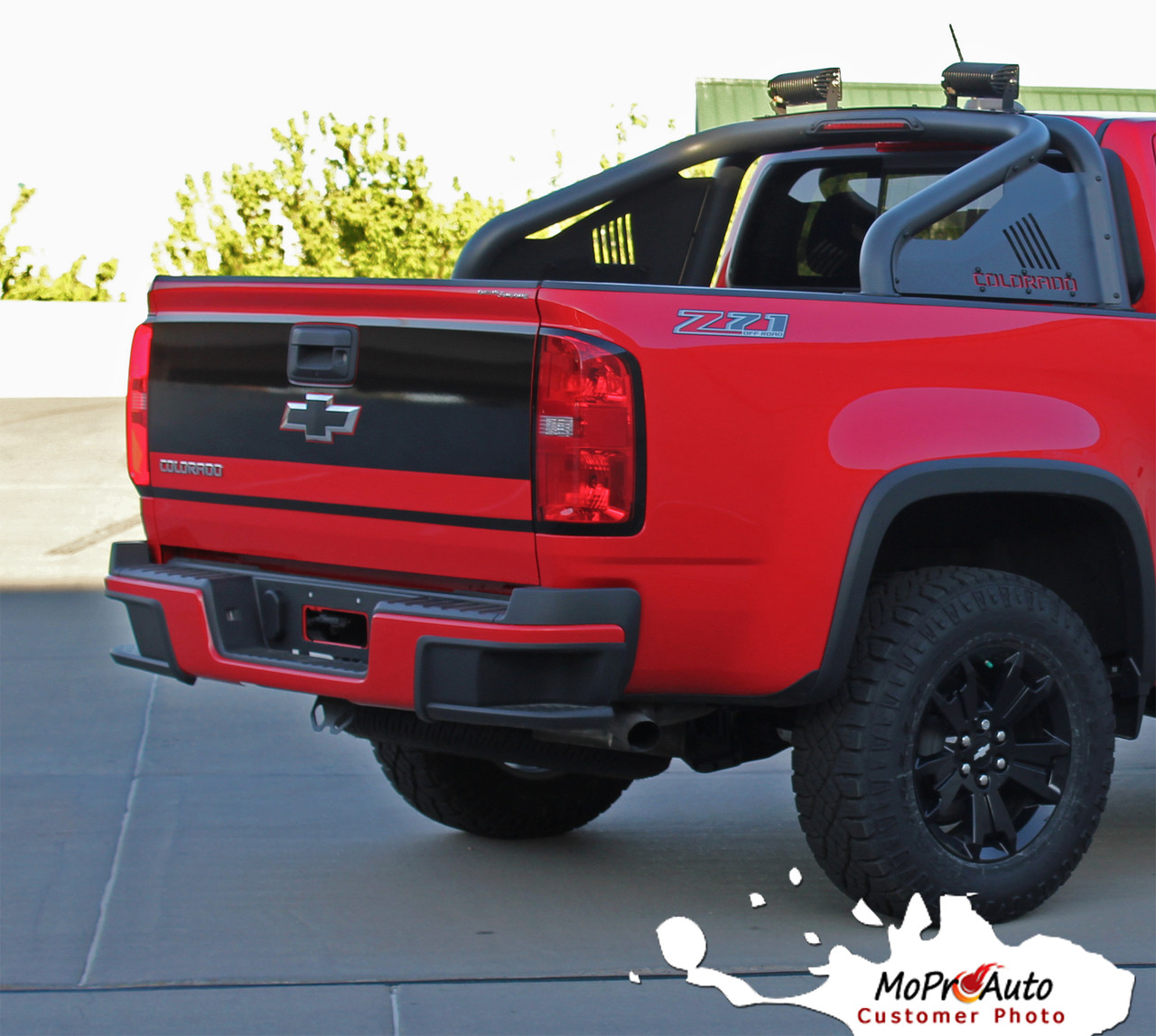 Grand 2015 2019 Chevy Colorado Rear Tailgate Blackout