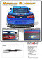 2016 2017 2018 Camaro HERITAGE BLACKOUT : Chevy Camaro 50th Anniversary Indy 500 Style Rear Trunk Blackout Vinyl Graphic Decals Kit (fits SS, RS, V6 MODELS) - Details