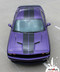 Challenger PULSE RALLY : Strobe Style Hood to Trunk Vinyl Graphic Racing Rally Stripes for 2008, 2009, 2010, 2011, 2012, 2013, 2014, 2015, 2016, 2017, 2018, 2019, 2020, 2021, 2022, 2023 Dodge Challenger  - Customer Photo 3
