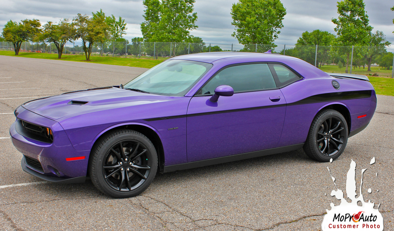 Dodge Challenger Door Stripes Roadline Redline Side Body