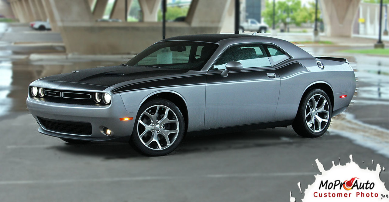 Dodge Challenger Stripes Pursuit T A Wide Upper Door