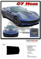 C7 HOOD - 2014, 2015, 2016, 2017, 2018, 2019 Chevy Corvette C7 Hood Vinyl Graphic Decal Stripes (M-PDS4761) - Details