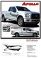 APOLLO : Ford F-150 Side Fender to Door Vinyl Graphic Decal Stripe Kit for 2015, 2016, 2017, 2018, 2019, 2020 Models (M-PDS-4780) - DETAILS