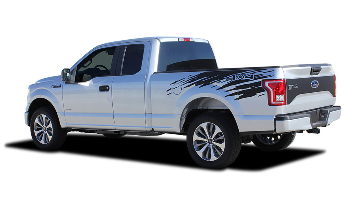 Reaper Rip Ford F 150 Graphics Side Truck Bed Decals 4x4 Mudslinger Vinyl Stripes Kit 2015 2020 Moproauto Professional Vinyl Graphics And Striping