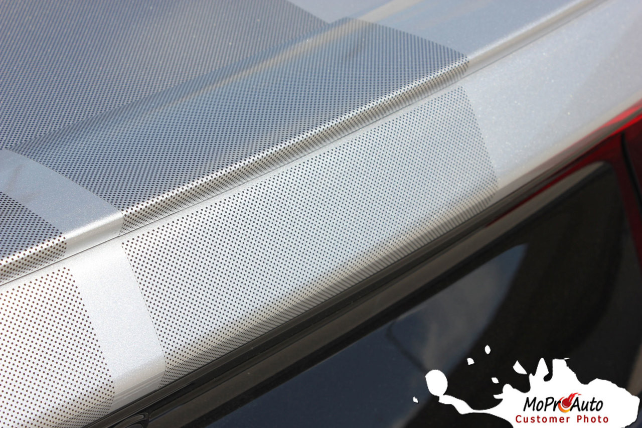Fade Rally Ford Mustang Faded Racing Stripes Fading Hood
