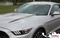 2015 2016 2017 FADE SPIKES : Ford Mustang Faded Hood Spear Stripes Vinyl Graphic Ebony Silver Decals - Customer Photo 1
