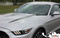 2015, 2016, 2017 FADE SPIKES - Ford Mustang Faded Hood Spear Stripes Vinyl Graphic Ebony Silver Decals - Customer Photo 1