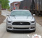 2015, 2016, 2017 FADE SPIKES - Ford Mustang Faded Hood Spear Stripes Vinyl Graphic Ebony Silver Decals - Customer Photo 2