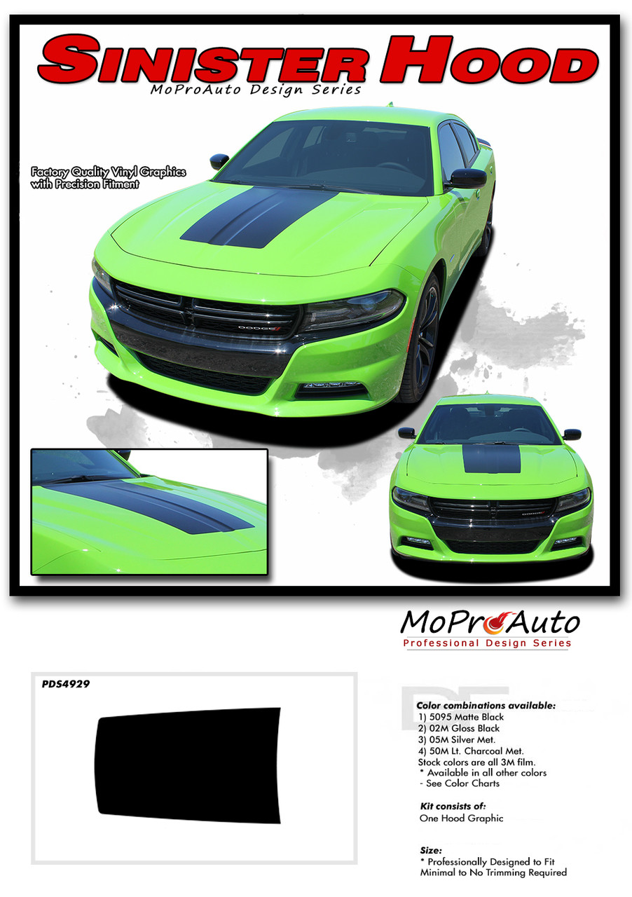 Sinister Hood Dodge Charger Hood Decal Daytona Hemi Srt