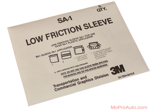 3M LOW FRICTION SLEEVES 5 PACK : Vinyl Graphics Installation Tool (M-PDS-1348)