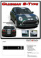 CLUBMAN S-TYPE RALLY : 2016-2018 2019 Mini Cooper Center Hood Stripes Vinyl Graphic Decal Kit - Details