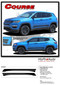 COURSE : Jeep Compass Vinyl Graphics Decal Stripe Lower Body Door Line Kit for 2017, 2018, 2019, 2020, 2021, 2022, 2023, 2024 Models (M-PDS-5062) - Details
