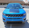 BEARING : Jeep Compass Vinyl Graphics Decal Stripe Hood Blackout Kit for 2017, 2018, 2019, 2020, 2021, 2022, 2023 Models (M-PDS-5065)  - Customer Photo 5
