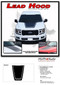LEAD HOOD : Ford F-150 Hood Decals Special Edition Stripes Lead Foot Appearance Package Vinyl Graphics 2015 2016 2017 2018 2019 (M-PDS-5222) - Details