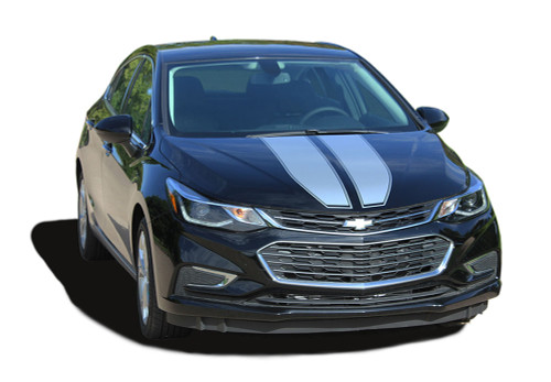 DRIFT RALLY HB - Chevy Cruze Racing Stripes 2017-2019 Hatchback Vinyl Graphics Decals Kit (M-PDS-5111)