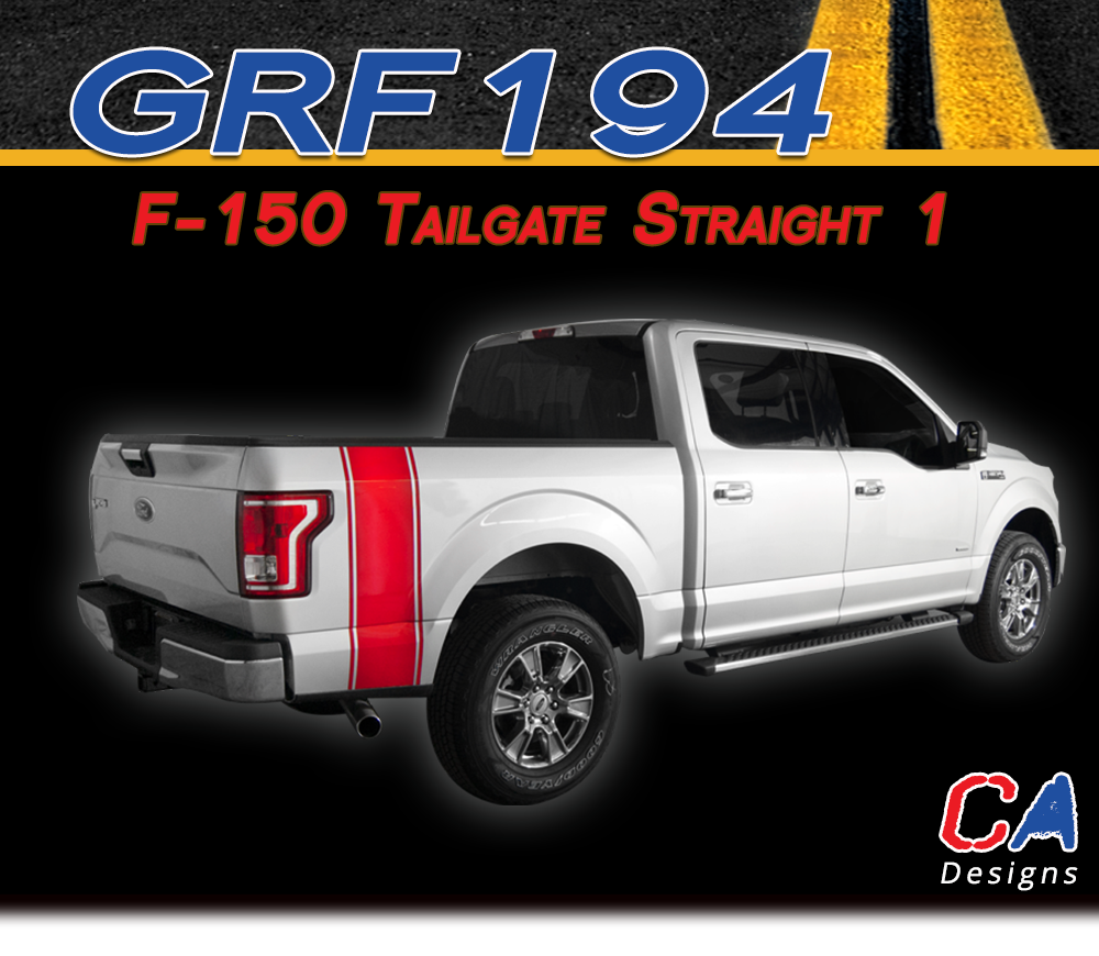 2015-2019 Ford F-150 Reaper Blackout Tailgate Decals Stripes 3M Vinyl Graphics
