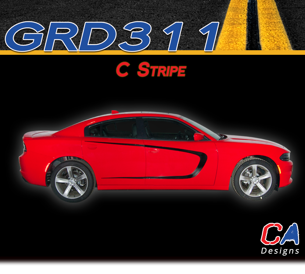 2015 2018 Dodge Charger Stripes Decals C Body Line Door Accent