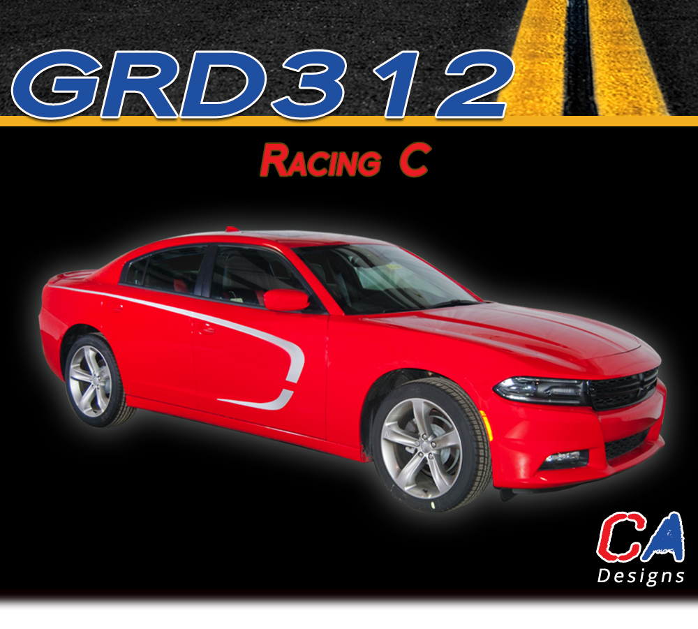 2015 2018 Dodge Charger Stripes Decals Racing C Body Line Door