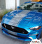 HYPER RALLY : Ford Mustang Racing Stripes Center Wide Rally Decals Vinyl Graphics Kit - Customer Photos