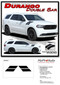 DURANGO DOUBLE BAR - 2011-2025 Dodge Durango Hood Hash Marks Stripes Decals Vinyl Graphics Kit - Details