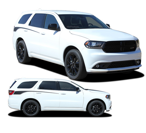 PROPEL SIDES - 2011-2025 Dodge Durango Rear Quarter Accent Stripes Decals Vinyl Graphics Kit (M-PDS-5522)