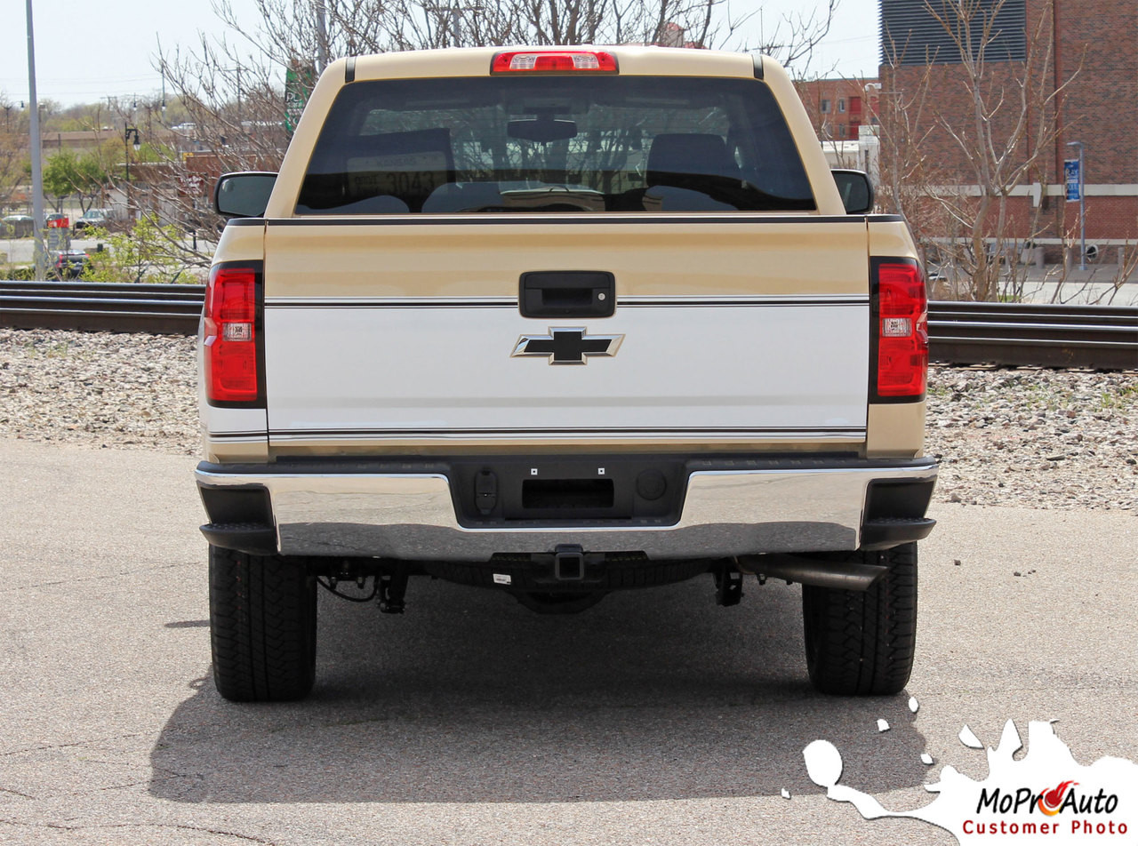 Cheyenne Retro 2014 2018 Chevy Silverado Mid Body Wrap