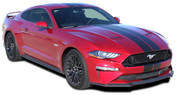 STAGE RALLY SLIM : 2018 Ford Mustang Racing Stripes 7" Wide Rally Decals Vinyl Graphics Kit (M-PDS-5376)
