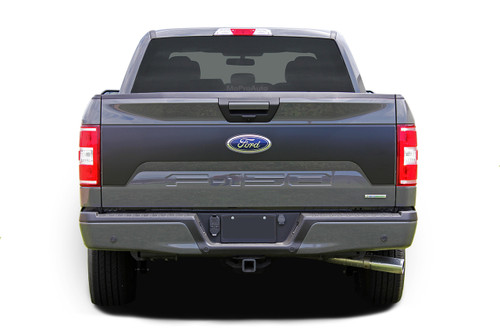 REAPER TAILGATE 18 : Ford F-150 Tailgate Blackout Vinyl Graphic Decal Stripe Kit for 2018, 2019, 2020 (M-PDS-5791)