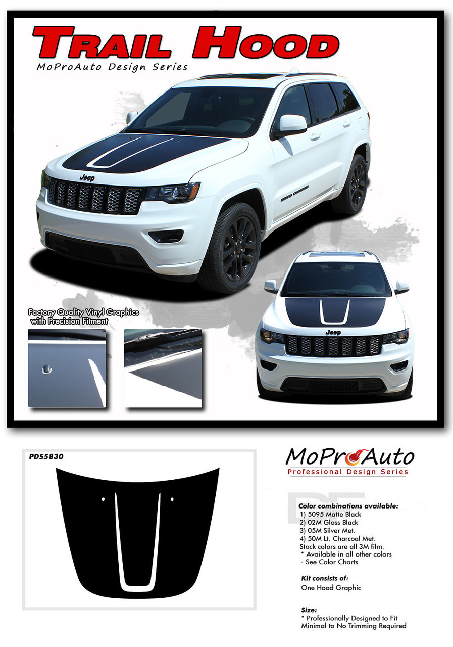 Jeep Grand Cherokee - MoProAuto Pro Design Series Vinyl Graphics and Decals Kit