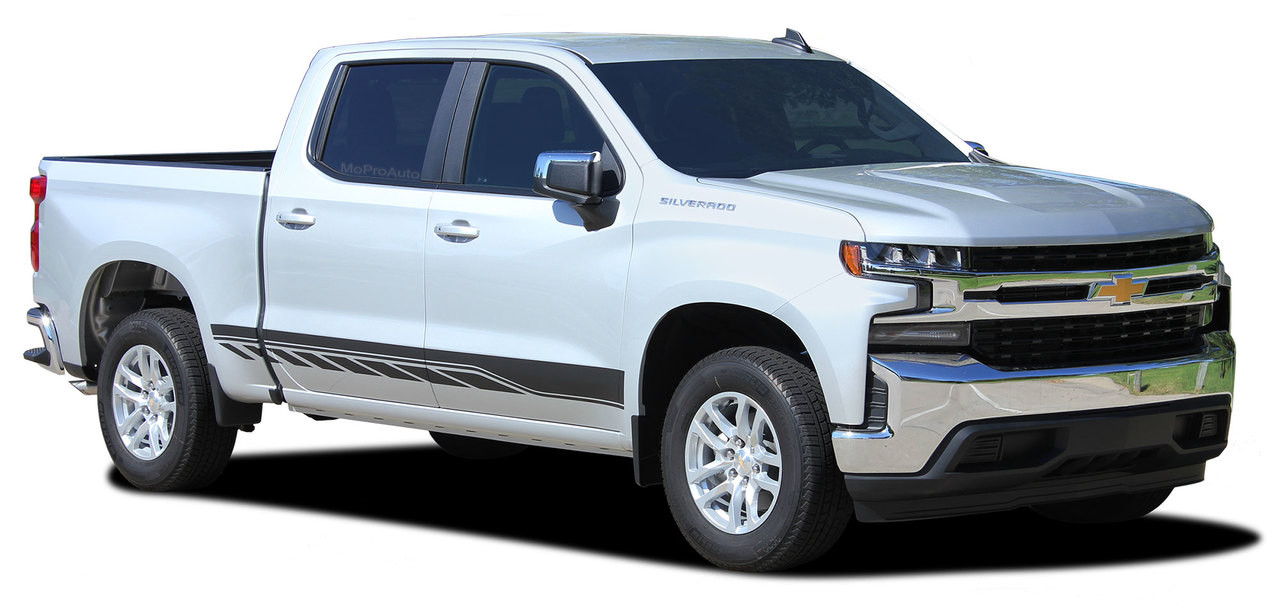 Auto Parts Accessories 2 Silverado Rocker Panels Truck Vinyl