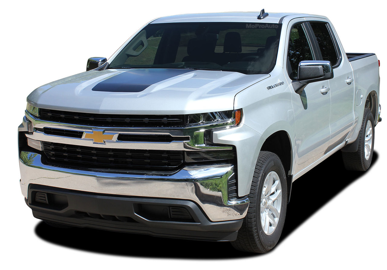 SILVERADO TRAIL BOSS HOOD Chevy Silverado Hood Decal Vinyl Graphic