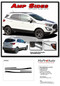 AMP SIDES : Ford EcoSport Side Decal Door Stripe Vinyl Graphic Kit for 2013-2022 - Details