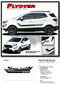 FLYOUT : Ford EcoSport Lower Door Decal and Hood Stripe Vinyl Graphic Kit for 2013-2022 - Details