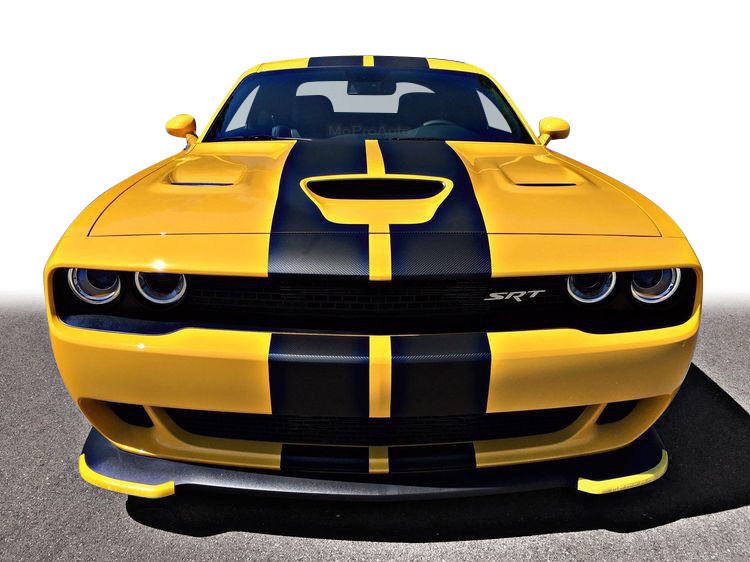Dodge Challenger Racing Stripes Srt Hellcat Rally Vinyl