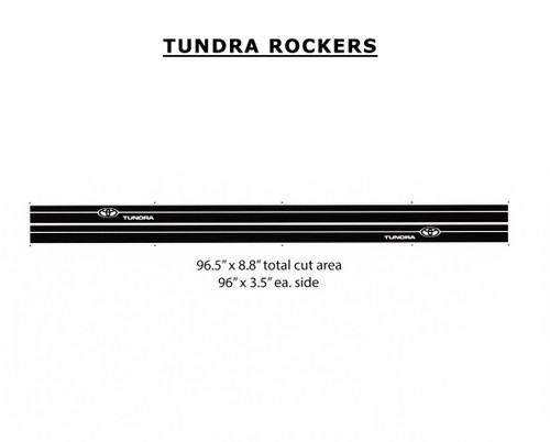 TUNDRA ROCKERS : Toyota Tundra Lower Body Decals Stripes and Vinyl Graphics Kit