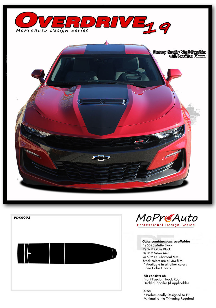 2019 2020 2021 2022 2023 2024 Chevy SS RS Camaro OVERDRIVE 19 Vinyl Graphics Kits, Decals, Stripes