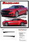 2019 2020 2021 2022 2023 2024 Camaro Door Decal BACKLASH : Chevy Camaro Side Body Stripes Decals Vinyl Graphics Kit (M-PDS-6001) - Details