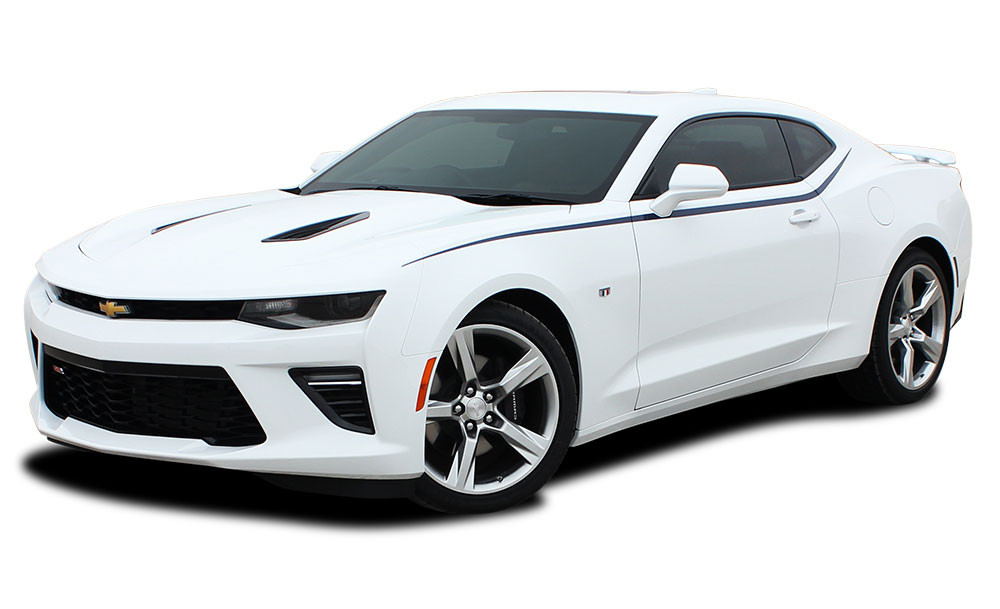 2019 2020 Camaro Body Side Spear Decal Pike Chevy Camaro Stripes Upper Door To Fender Accent Vinyl Graphics Kit