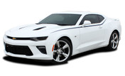 2019 2020 2021 2022 Camaro Body Side Spear Decal PIKE : Chevy Camaro Stripes Upper Door to Fender Accent Vinyl Graphics Kit