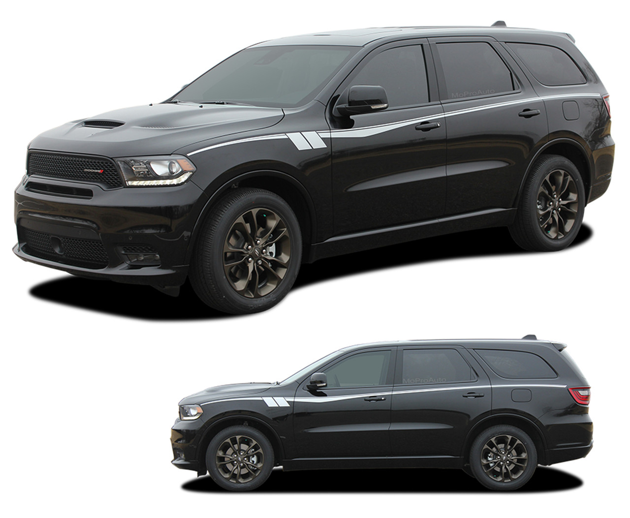 Runaway 2011 2020 Dodge Durango Side Door Stripes Decals Vinyl Graphics Kit Moproauto Professional Vinyl Graphics And Striping