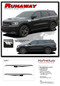 RUNAWAY for 2011-2025 Dodge Durango Side Door Stripes Decals Vinyl Graphics Kit - DETAILS
