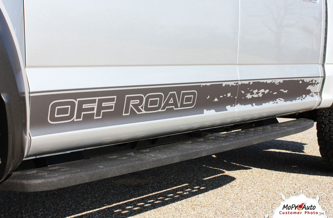 Ford Raptor Rocker Panel VELOCITOR ROCKERS | Ford Raptor Lower Rocker Panel Stripes Vinyl ...