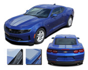 2019, 2020 2021 2022 Camaro Racing Stripes REV SPORT PIN : Chevy Camaro Hood Decals with Pin Stripe Outline Vinyl Graphics Kit (M-PDS-6223)