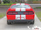 Dodge Challenger Hellcat SRT Racing Stripes AIRSHOT RALLY : Vinyl Graphics Bumper to Bumper Decals fits 2015, 2016, 2017, 2018, 2019, 2020, 2021, 2022, 2023 - Customer Photos