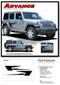 Jeep Wrangler JL Side Door Vinyl Graphics Body Decal Stripe Kit for 2007-2017 2018 2019 2020 2021 2022 2023 Models - Details
