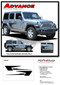 Jeep Wrangler JL Side Door Vinyl Graphics Body Decal Stripe Kit for 2007-2026 Models - Details