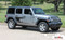 Jeep Wrangler JL Side Door Vinyl Graphics Body Decal Stripe Kit for 2007-2017 2018 2019 2020 2021 2022 2023 2024 Models - Customer Photo
